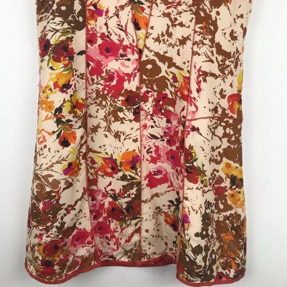 Sundance 100% Silk Cream and Floral Print Evelyn Tank Dress - Picture 9 of 15